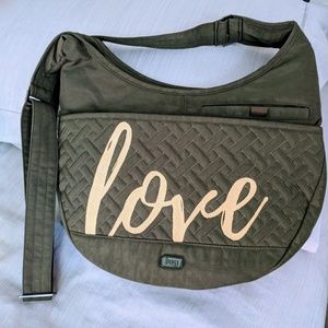 Like New LUG Canopy Crossbody in Olive Green!